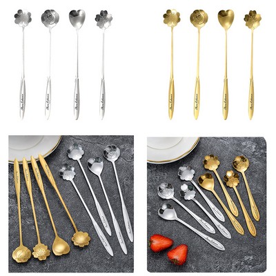 Stainless Steel Sakura Coffee/Dessert Spoon
