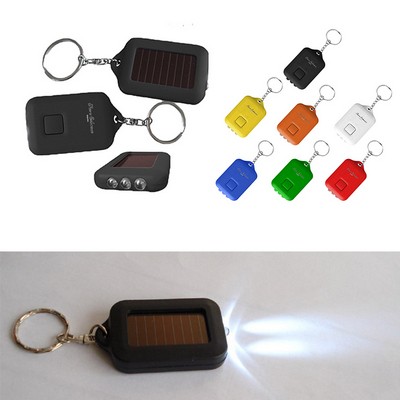 Solar-Powered Flashlight Keychain